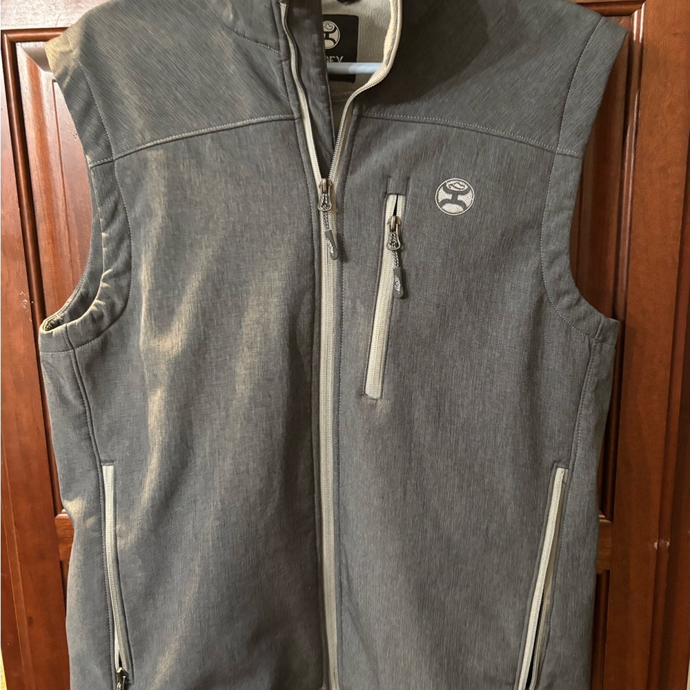 Men's Gray Softshell Vest